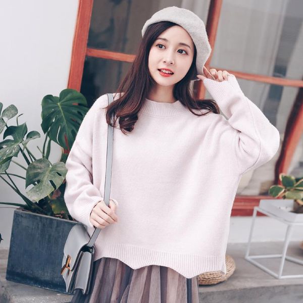 women's sweaters student loose sweater pullover lazy knit autumn 2021 korean style outer wear western-style top, White;black
women's sweaters student loose sweater pullover lazy knit autumn 2021 korean style outer wear western-style top, White;black