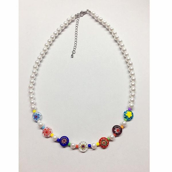chokers minar bohemian colorful glass daisy beaded necklace for women handmade simulated pearls necklaces boho beach jewelry, Golden;silver
chokers minar bohemian colorful glass daisy beaded necklace for women handmade simulated pearls necklaces boho beach jewelry, Golden;silver