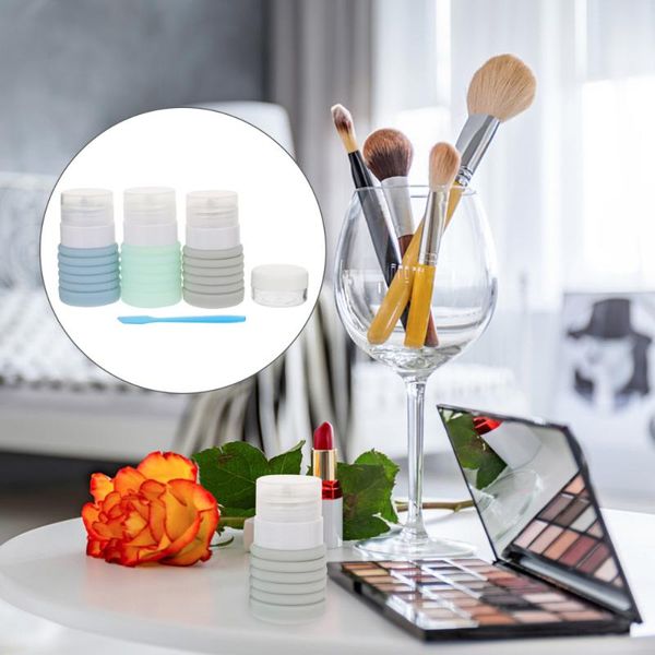 storage bottles & jars 5pcs silicone folding travel cosmetics bottle portable lotion
storage bottles & jars 5pcs silicone folding travel cosmetics bottle portable lotion