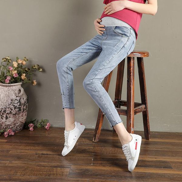 503# spring summer 8/10 stretch denim maternity skinny jeans adjustable belly pencil pants for pregnant women casual pregnancy bottoms, White
503# spring summer 8/10 stretch denim maternity skinny jeans adjustable belly pencil pants for pregnant women casual pregnancy bottoms, White