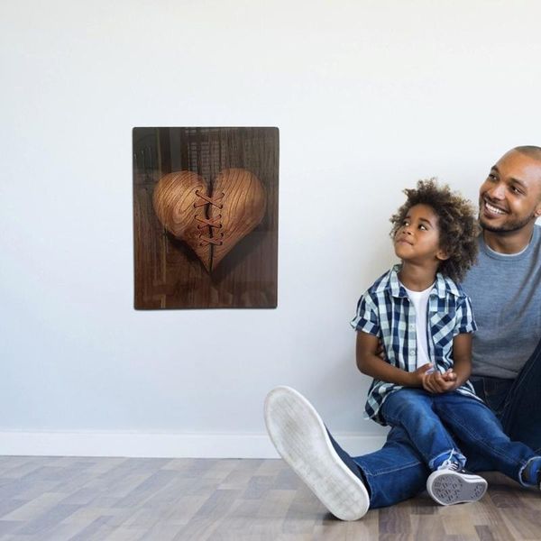 frames acrylic wall decoration gifts made of broken heart leather
