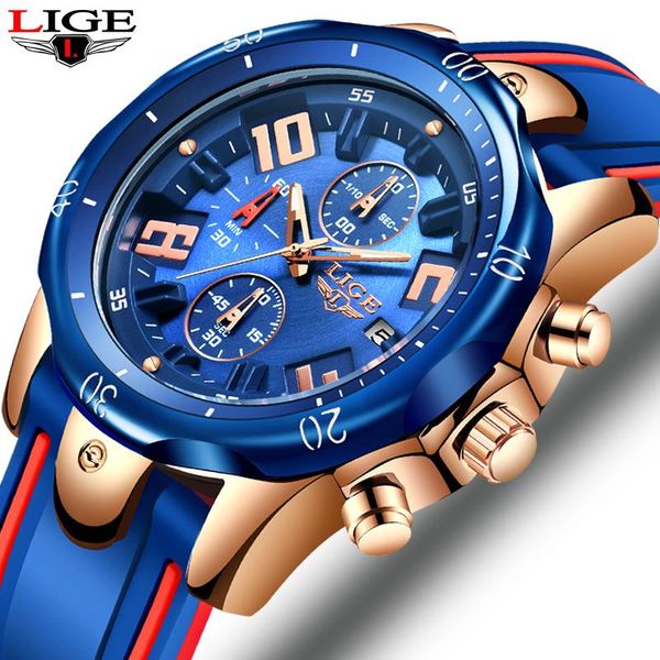 wristwatches 2021 lige sport watches for men blue military waterproof wrist watch man clock fashion chronograph wristwatch, Slivery;brown
wristwatches 2021 lige sport watches for men blue military waterproof wrist watch man clock fashion chronograph wristwatch, Slivery;brown