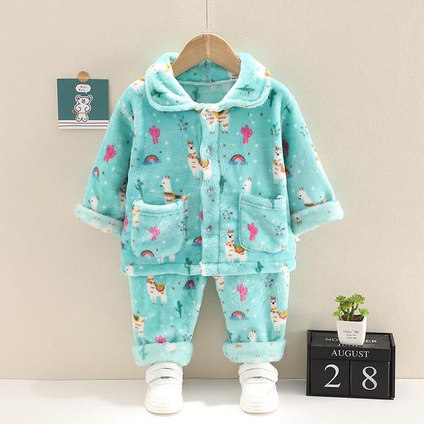 pajamas bear leader autumn and winter home wear button lapel jacket warm pants infant flannel two-piece children's, Blue;red
pajamas bear leader autumn and winter home wear button lapel jacket warm pants infant flannel two-piece children's, Blue;red