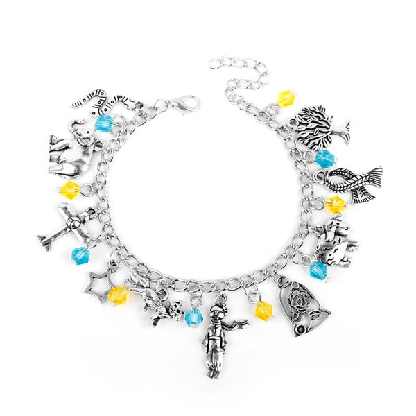The Little Prince Bracelet Le Petit Prince Wrisband Cute Cartoon Jewelry Rose Fox Snake Bangle Bracelets Children Gift
The Little Prince Bracelet Le Petit Prince Wrisband Cute Cartoon Jewelry Rose Fox Snake Bangle Bracelets Children Gift