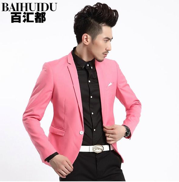 men's leisure suits wedding dress korean british hairdresser pink jacket white tide stage singer costumes clothing & blazers, White;black
men's leisure suits wedding dress korean british hairdresser pink jacket white tide stage singer costumes clothing & blazers, White;black