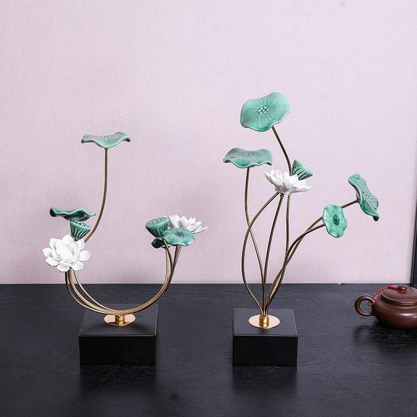 decorative objects & figurines ceramic crafts creative gifts model room modern lotus home office soft decoration accessories
decorative objects & figurines ceramic crafts creative gifts model room modern lotus home office soft decoration accessories