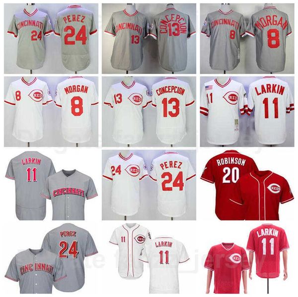 men retror baseball 8 joe morgan jersey 20 frank robinson 11 barry larkin 24 tony perez 13 dave concepcion stitching red white black grey 19, Blue;black
men retror baseball 8 joe morgan jersey 20 frank robinson 11 barry larkin 24 tony perez 13 dave concepcion stitching red white black grey 19, Blue;black