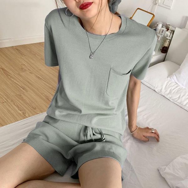 women's tracksuits 2021 casual oversize knitted tracksuit women knit camisole +shorts 2 pieces set female chic loose t-shirt + shorts s, Gray
women's tracksuits 2021 casual oversize knitted tracksuit women knit camisole +shorts 2 pieces set female chic loose t-shirt + shorts s, Gray
