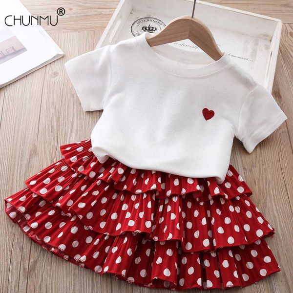 baby girls clothes summer children's clothing heart print + polka dots cake tutu skirt toddler girls tracksuit x0902, White
baby girls clothes summer children's clothing heart print + polka dots cake tutu skirt toddler girls tracksuit x0902, White