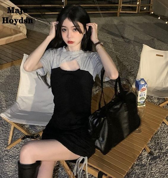 casual dresses maje hoydsn fashionable temperament dress 2021 summer style sweet french spell to receive waist show thin bag hip skirt, Black;gray
casual dresses maje hoydsn fashionable temperament dress 2021 summer style sweet french spell to receive waist show thin bag hip skirt, Black;gray