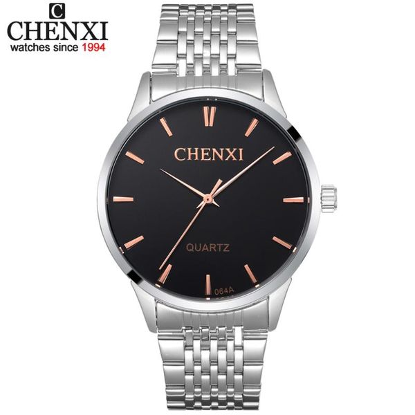 wristwatches chenxi famous original brand stainless steel quartz watch men's business analog silver band with 2colors dial, Slivery;brown
wristwatches chenxi famous original brand stainless steel quartz watch men's business analog silver band with 2colors dial, Slivery;brown
