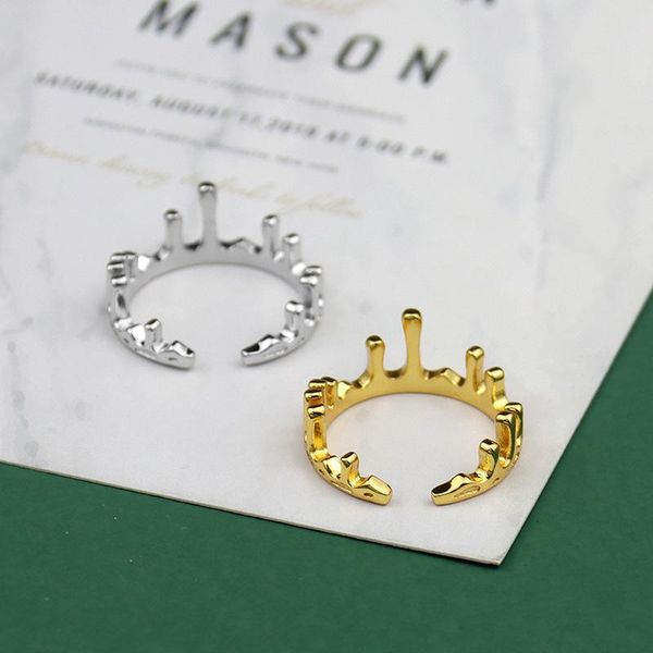 cluster rings europe & american original design irregular ring 925 silver castle crown 2021 woman diy fine jewelry gift, Golden;silver
cluster rings europe & american original design irregular ring 925 silver castle crown 2021 woman diy fine jewelry gift, Golden;silver