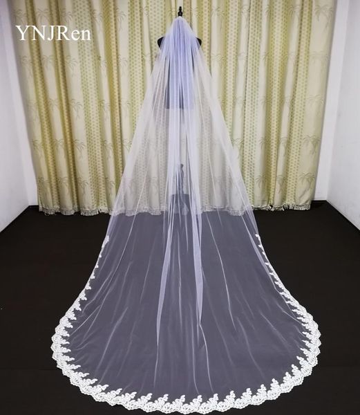 bridal veils real pos one layer lace edge white ivory cathedral wedding veil long accessories, Black
bridal veils real pos one layer lace edge white ivory cathedral wedding veil long accessories, Black