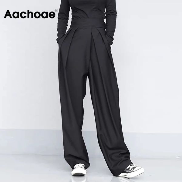 black color wide leg pants women pleated loose long trousers lady full length elegant long pants female ropa de mujer, Black;white
black color wide leg pants women pleated loose long trousers lady full length elegant long pants female ropa de mujer, Black;white