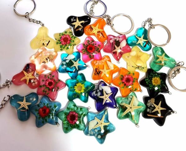 10 pcs keychain real mixed color flower starfish key ring back vintage rock jewelry, Slivery;golden
10 pcs keychain real mixed color flower starfish key ring back vintage rock jewelry, Slivery;golden