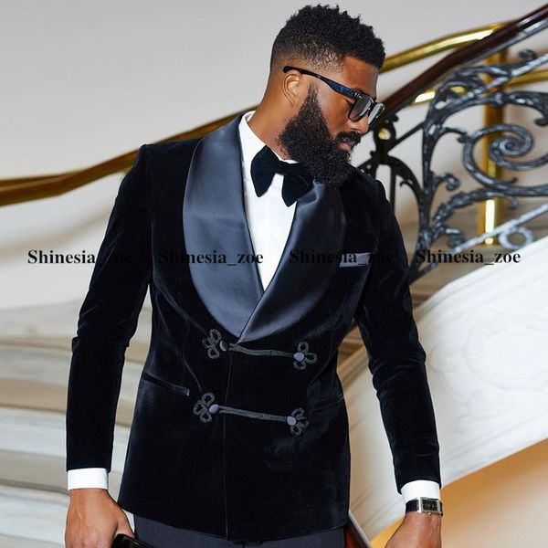 leisure velvet mens coat suits 2022 groom tuxedos two buttons man party prom wedding blazer two pieces, Black;gray
leisure velvet mens coat suits 2022 groom tuxedos two buttons man party prom wedding blazer two pieces, Black;gray