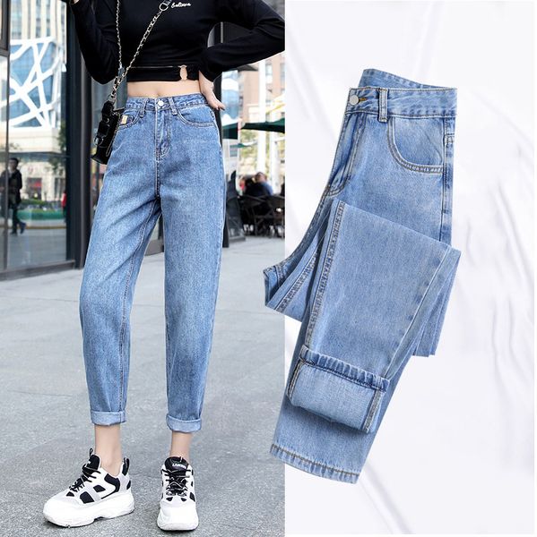 strawberry female jeans printed sliced harajuku elastic waist high ankle length jean femme style korean women's leisure kawaii, Blue
strawberry female jeans printed sliced harajuku elastic waist high ankle length jean femme style korean women's leisure kawaii, Blue