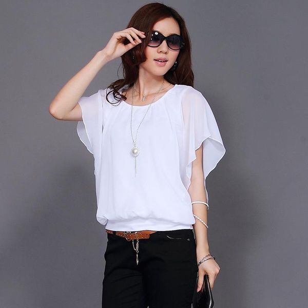 women's blouses & shirts woman spring plus size solid o-neck short batwing sleeve cotton female summer oversized hedging loose flax blo, White
women's blouses & shirts woman spring plus size solid o-neck short batwing sleeve cotton female summer oversized hedging loose flax blo, White