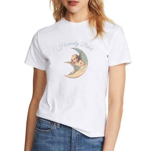 women's t-shirt baby angel moon t shirt women harajuku tumblr grunge hipster retro vintage 90s kawaii art hoe aesthetic clothes s-xxxl, White
women's t-shirt baby angel moon t shirt women harajuku tumblr grunge hipster retro vintage 90s kawaii art hoe aesthetic clothes s-xxxl, White