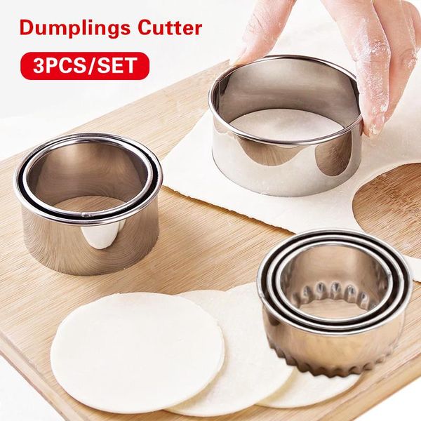 3pcs/set stainless steel cutter dumplings mould kitchen maker dumpling skin device dough press pancake tools wrappers molds baking & pastry
3pcs/set stainless steel cutter dumplings mould kitchen maker dumpling skin device dough press pancake tools wrappers molds baking & pastry