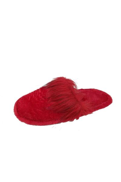 slippers red tassels winter women home, Black