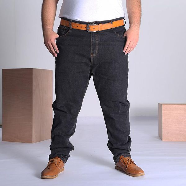 men's jeans autumn loose straight classic style elastic solid color black blue denim pants male casual oversize trousers
men's jeans autumn loose straight classic style elastic solid color black blue denim pants male casual oversize trousers