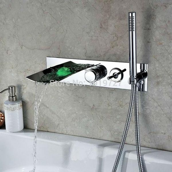 bathroom shower sets vidric brass led waterfall light bathtub mixer tap chrome finish color changing single handle wall mount tub faucet wit
bathroom shower sets vidric brass led waterfall light bathtub mixer tap chrome finish color changing single handle wall mount tub faucet wit