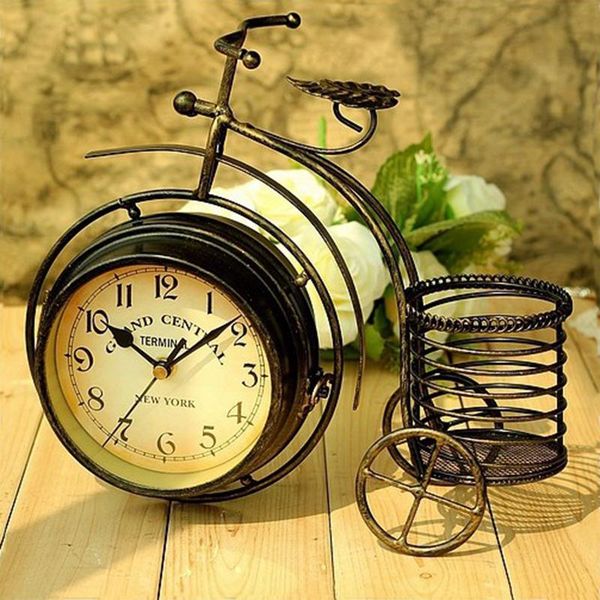 desk & table clocks iron art bicycle clock living room office bar cafe home decor watch quartz mute bedside 
desk & table clocks iron art bicycle clock living room office bar cafe home decor watch quartz mute bedside