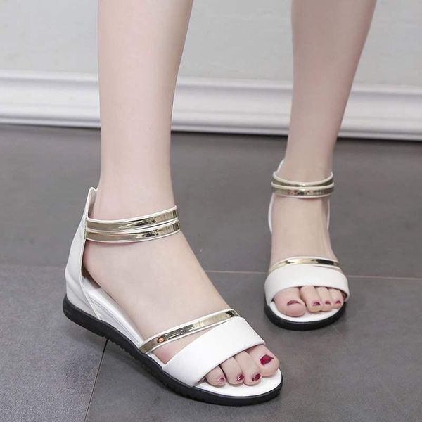 sandals student flat women's 2021 summer korean fashion versatile simple yuansuo roman shoes open toe zipper, Black
sandals student flat women's 2021 summer korean fashion versatile simple yuansuo roman shoes open toe zipper, Black