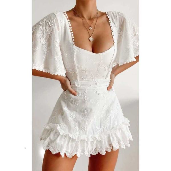 women's tanks & camis flare short sleeve cotton lace mini dresses women vintage floral embroidery ruffles summer dress party robe s9jm, White
women's tanks & camis flare short sleeve cotton lace mini dresses women vintage floral embroidery ruffles summer dress party robe s9jm, White