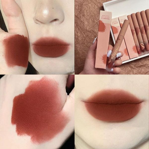 lip gloss 6 color thin tube matte lipstick fashion velvet waterproof durable non-stick cup practical cosmetic tslm1
lip gloss 6 color thin tube matte lipstick fashion velvet waterproof durable non-stick cup practical cosmetic tslm1