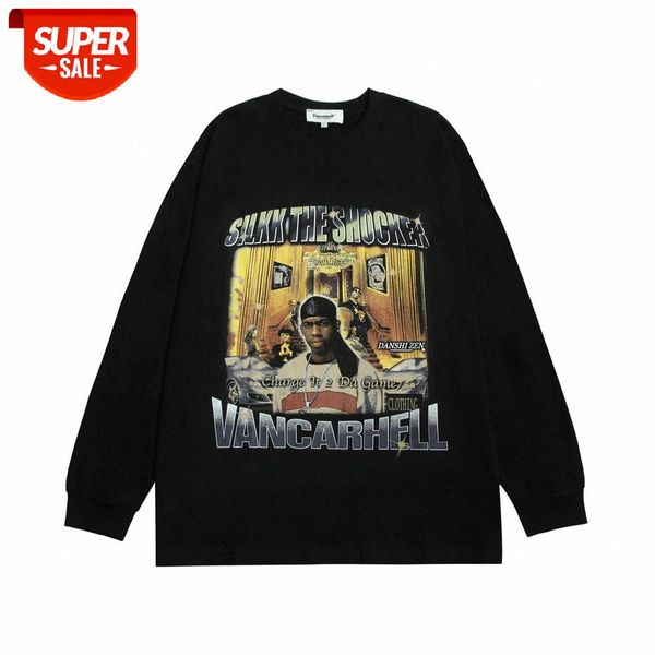 wind character print long-sleeved t-shirt men's street hip-hop flow loose round neck #0v0h, White;black
wind character print long-sleeved t-shirt men's street hip-hop flow loose round neck #0v0h, White;black