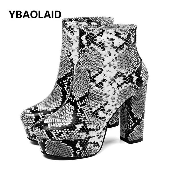 boots autumn and winter round toe thick heel thick-soled zipper snake print short fashion, Black
boots autumn and winter round toe thick heel thick-soled zipper snake print short fashion, Black