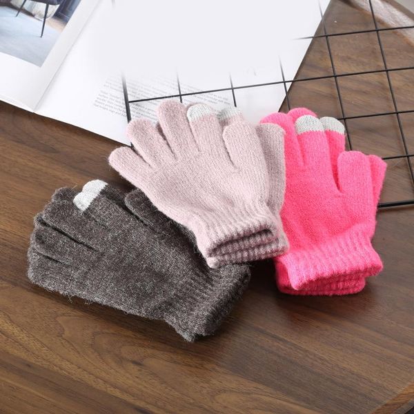 sports gloves various colors touch screen japanese style solid color warm soft comfortable skin-friendly couple knitted, Black
sports gloves various colors touch screen japanese style solid color warm soft comfortable skin-friendly couple knitted, Black