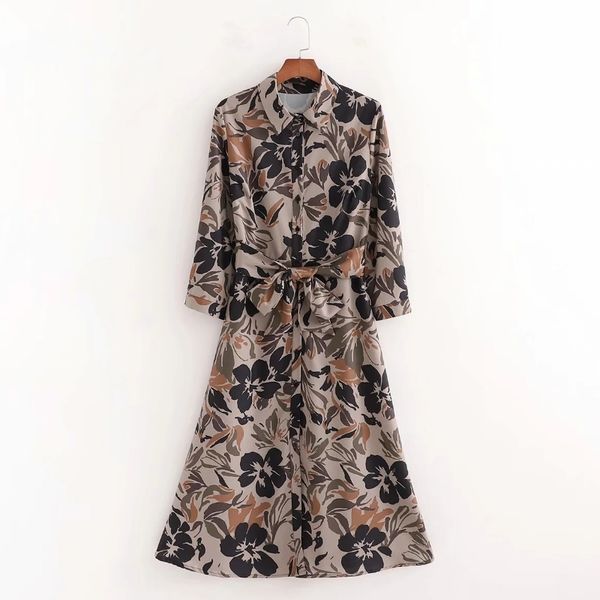 autumn women vintage flower printing sashes midi dress female nine quarter sleeve clothes casual lady loose vestido d6789 210430, Black;gray
autumn women vintage flower printing sashes midi dress female nine quarter sleeve clothes casual lady loose vestido d6789 210430, Black;gray