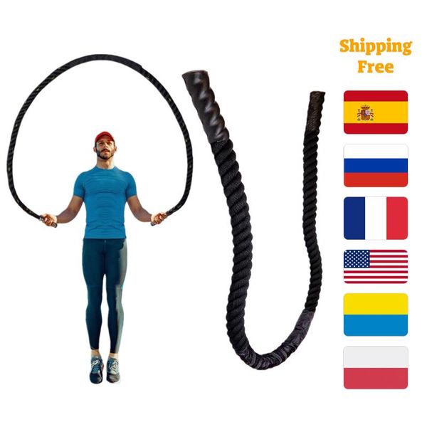 jump ropes 25mm fitness heavy rope crossfit weighted battle skipping power training improve strength muscle equipment
jump ropes 25mm fitness heavy rope crossfit weighted battle skipping power training improve strength muscle equipment
