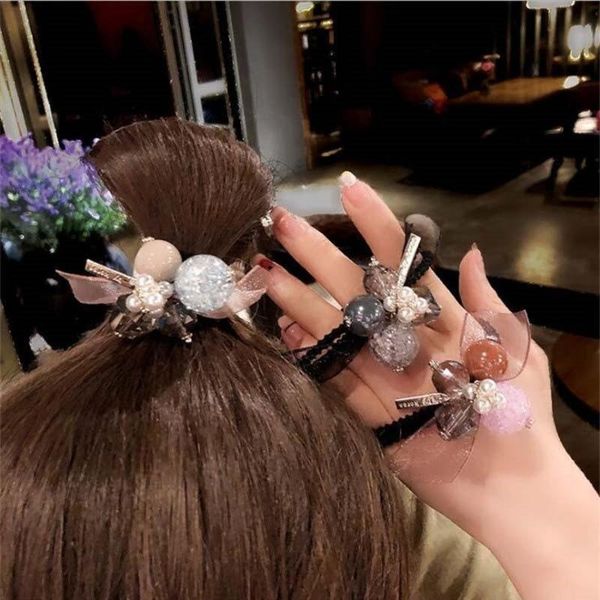 hair accessories women girls flower crystal ball ties chic scrunchy candy color gum ponytail holder female elastic hairband
hair accessories women girls flower crystal ball ties chic scrunchy candy color gum ponytail holder female elastic hairband