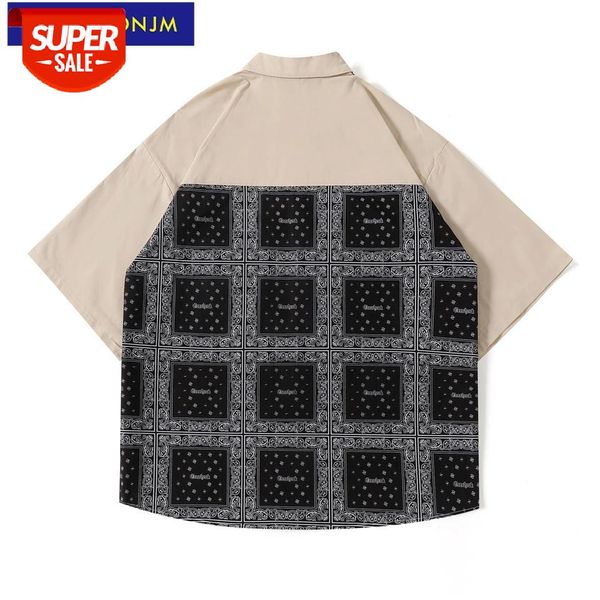 uncledonjm colour block cashew casual shirts high street oversized shirt summer vintage men fashion cr-c66 #jy3p, White;black
uncledonjm colour block cashew casual shirts high street oversized shirt summer vintage men fashion cr-c66 #jy3p, White;black