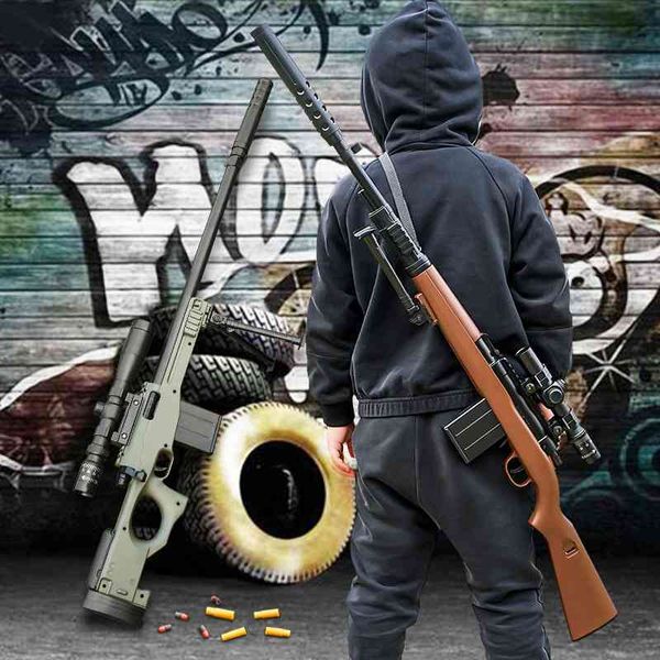 98k manual pull bolt shell throwing soft bullet large awm sniper grab chicken equipment simulation boy toy gun
98k manual pull bolt shell throwing soft bullet large awm sniper grab chicken equipment simulation boy toy gun