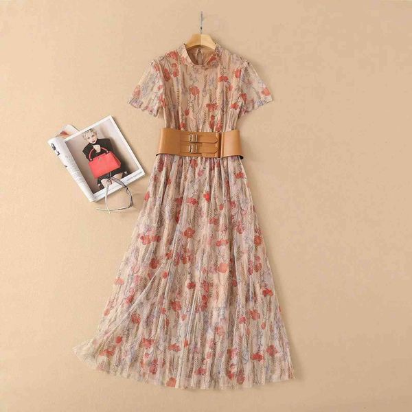 runway dresses french retro summer stand-up collar printed big-line mesh stitching dress yr11, Black
runway dresses french retro summer stand-up collar printed big-line mesh stitching dress yr11, Black