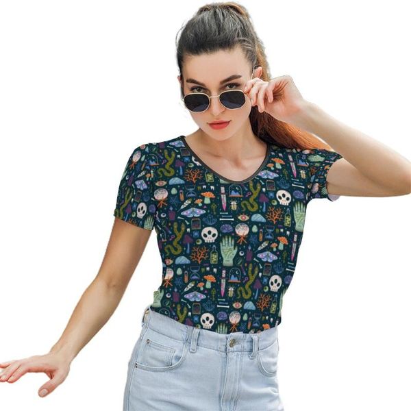 women's t-shirt halloween kawaii summer t shirt o neck lady printed short sleeve polyester tshirt, White
women's t-shirt halloween kawaii summer t shirt o neck lady printed short sleeve polyester tshirt, White