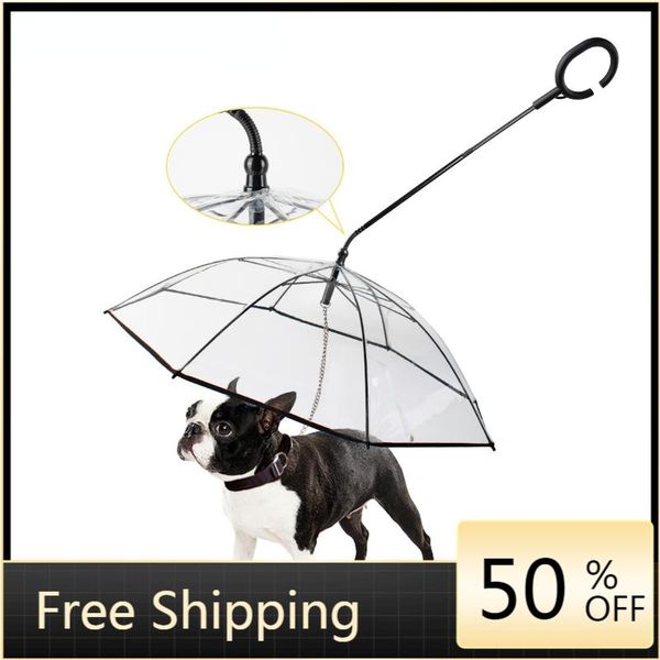 dog collars & leashes transparent pet umbrella products adjustable rainy day walking leash collar drop
dog collars & leashes transparent pet umbrella products adjustable rainy day walking leash collar drop