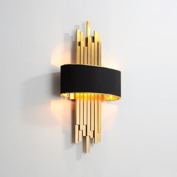 wall lamp metal villa background of post-modern living room bedroom el designer's model
wall lamp metal villa background of post-modern living room bedroom el designer's model