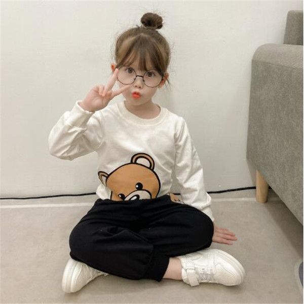 spring autumn fashion childrens clothes sets tracksuit 2 pcs suits kids boy girl long sleeve hoodie sweater classic + pants outfits, White
spring autumn fashion childrens clothes sets tracksuit 2 pcs suits kids boy girl long sleeve hoodie sweater classic + pants outfits, White