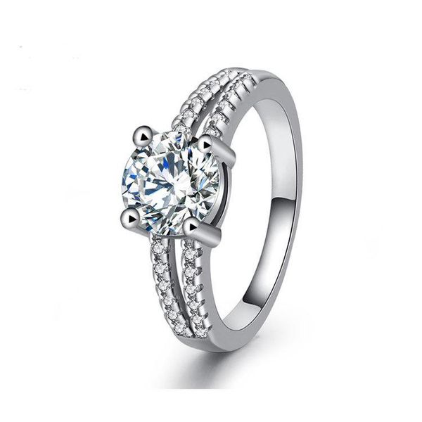 wedding rings tl-070 1 carat four claw women ring solid sterling silver s925 white gold plating brilliant as real lasting forever, Slivery;golden
wedding rings tl-070 1 carat four claw women ring solid sterling silver s925 white gold plating brilliant as real lasting forever, Slivery;golden