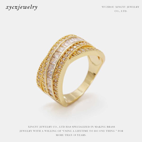 american fashion jewelry simple temperament men's and women's jewelry gold plated zircon ring, Golden;silver
american fashion jewelry simple temperament men's and women's jewelry gold plated zircon ring, Golden;silver