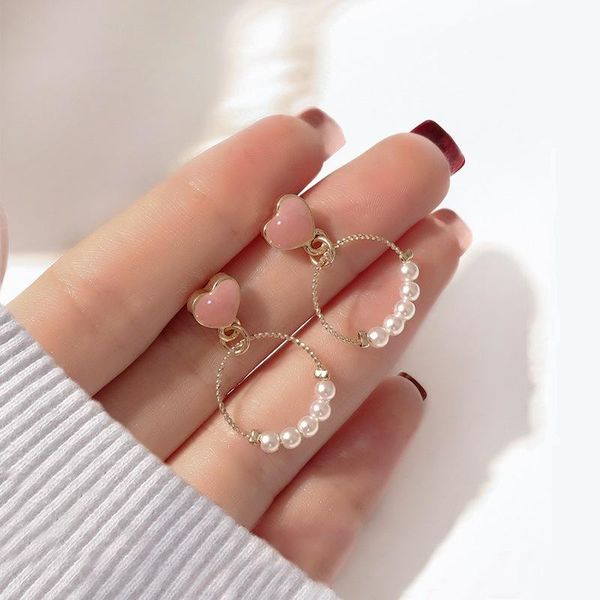 dangle & chandelier fashion gold color love heart drop earring for women jewelry statement earrings party accessories gifts ladies girl frie, Silver
dangle & chandelier fashion gold color love heart drop earring for women jewelry statement earrings party accessories gifts ladies girl frie, Silver