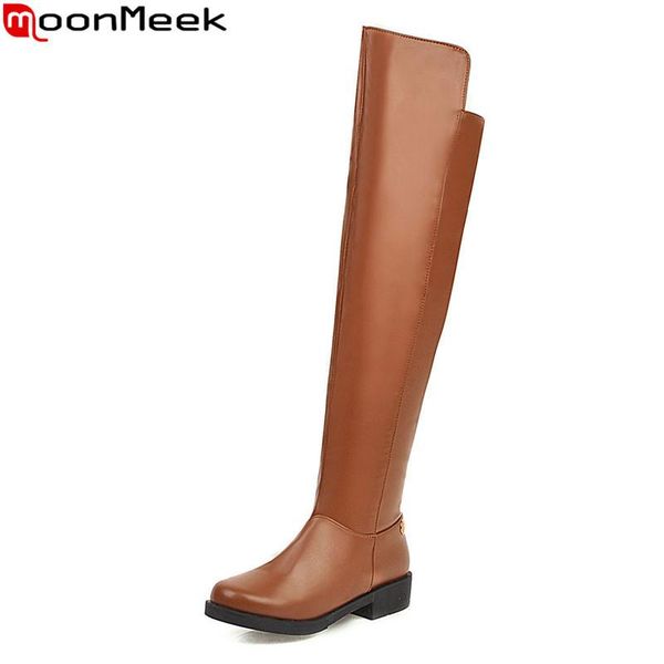 boots moonmeek 2021 big size 34-44 pu leather over the knee low heel round toe zipper women black brown winter
boots moonmeek 2021 big size 34-44 pu leather over the knee low heel round toe zipper women black brown winter