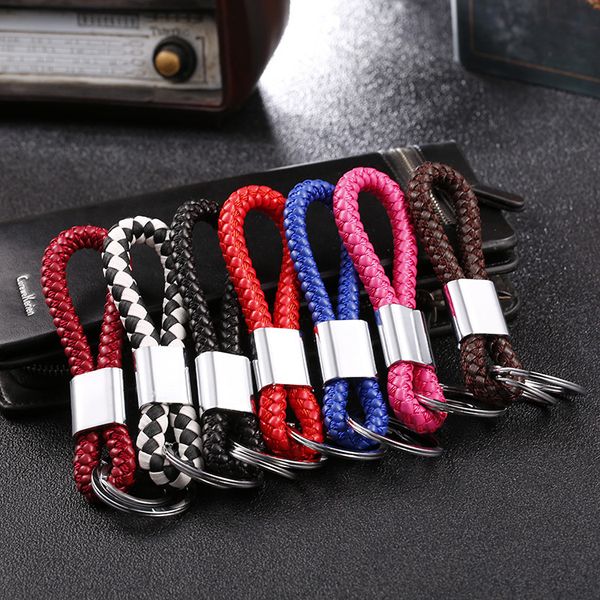keychains creative and simple korean woven rope key chain couple pendant gift 4s shop, Silver
keychains creative and simple korean woven rope key chain couple pendant gift 4s shop, Silver
