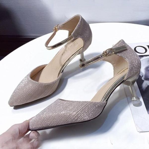 dress shoes women pumps fashion lace-up high heels wedding bride pointed toe bling sequin party sandals, Black
dress shoes women pumps fashion lace-up high heels wedding bride pointed toe bling sequin party sandals, Black